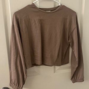 Zara Kids Brown Long Sleeve Tee